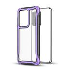 For Galaxy S20 Blade Series Transparent AcrylicProtective Case(Purple)