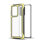 For Galaxy S20+ Blade Series Transparent AcrylicProtective Case(Yellow)