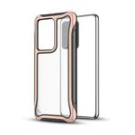 For Galaxy S20+ Blade Series Transparent AcrylicProtective Case(Rose Gold)