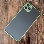 For iPhone 11 Pro Shockproof Frosted TPU + PC Protective Case(Matcha Green)