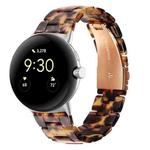 For Google Pixel Watch Three-beads Resin Watch Band(Hawksbill)