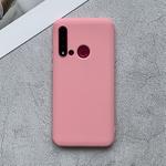For Huawei nova 5i Shockproof Frosted TPU Protective Case(Pink)