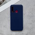 For Huawei nova 5i Shockproof Frosted TPU Protective Case(Dark Blue)