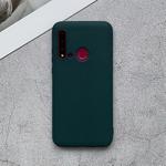 For Huawei nova 5i Shockproof Frosted TPU Protective Case(Green)