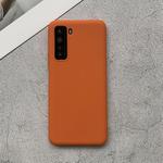 For Huawei nova 7 SE Shockproof Frosted TPU Protective Case(Orange)