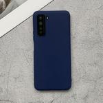 For Huawei nova 7 SE Shockproof Frosted TPU Protective Case(Dark Blue)