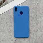 For Huawei Honor 8X Shockproof Frosted TPU Protective Case(Light Blue)