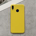 For Huawei Honor 8X Shockproof Frosted TPU Protective Case(Yellow)