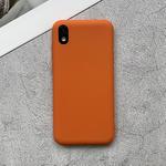 For Huawei Honor Play 3e Shockproof Frosted TPU Protective Case(Orange)