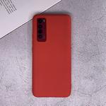 For Huawei nova 7 5G Shockproof Frosted TPU Protective Case(Red)