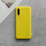 For Huawei P30 Shockproof Frosted TPU Protective Case(Yellow)