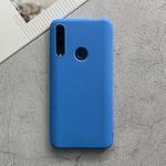 For Huawei Enjoy 10 Plus Shockproof Frosted TPU Protective Case(Light Blue)