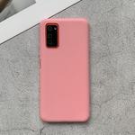 For Huawei Honor V30 Shockproof Frosted TPU Protective Case(Pink)