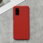 For Huawei Honor V30 Shockproof Frosted TPU Protective Case(Red)