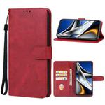 For Xiaomi Poco X5 Pro Leather Phone Case(Red)