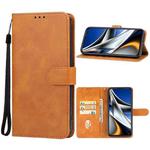 For Xiaomi Poco X5 Pro Leather Phone Case(Brown)