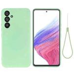 For Samsung Galaxy A54 5G Color Liquid Silicone Phone Case(Green)