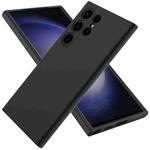 For Samsung Galaxy S24 Ultra 5G Color Liquid Silicone Phone Case(Black)