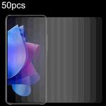 For TECNO Pop 7 Pro 50pcs 0.26mm 9H 2.5D Tempered Glass Film