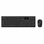 FOETOR 1300 Wireless Keyboard Mouse Set(Black)