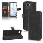 For Realme C30 / C33S Skin Feel Magnetic Flip Leather Phone Case(Black)