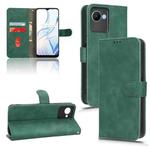 For Realme C30 / C33S Skin Feel Magnetic Flip Leather Phone Case(Green)