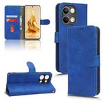 For OPPO Reno9 / Reno9 Pro 5G Skin Feel Magnetic Flip Leather Phone Case(Blue)