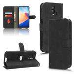 For Blackview BV7200 Skin Feel Magnetic Flip Leather Phone Case(Black)
