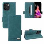 For OPPO Reno9 / Reno9 Pro 5G Magnetic Clasp Leather Phone Case(Green)