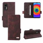 For Ulefone Note 14 Magnetic Clasp Leather Phone Case(Brown)
