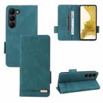 For Samsung Galaxy S23+ 5G Magnetic Clasp Leather Phone Case(Green)