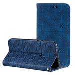 For Xiaomi Redmi 8A Lucky Flowers Embossing Pattern Magnetic Horizontal Flip Leather Case with Holder & Card Slots(Dark Blue)