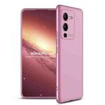 For vivo V25 Pro GKK Three Stage Splicing Full Coverage PC Phone Case(Rose Gold)