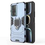 For Xiaomi Redmi K60E 5G Magnetic Ring Holder PC + TPU Phone Case(Navy Blue)