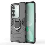 For vivo S16 Pro Magnetic Ring Holder PC + TPU Phone Case(Black)