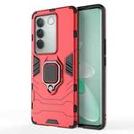 For vivo S16 Pro Magnetic Ring Holder PC + TPU Phone Case(Red)