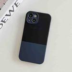 For iPhone XS / X 3 in 1 Liquid Silicone Phone Case(Black + Grey)