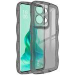 For OPPO Reno9 Pro+ 5G IMAK UX-8 Series Transparent Shockproof TPU Phone Case(Transparent Black)