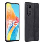 For OPPO A1 Pro AZNS 3D Embossed Skin Feel Phone Case(Black)