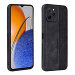 For Huawei Enjoy 50z / nova Y61 AZNS 3D Embossed Skin Feel Phone Case(Black)