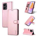 For Honor 80 SE AZNS Skin Feel Calf Texture Flip Leather Phone Case(Rose Gold)