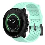 For Suunto 9 Breathable Silicone Watch Band, Exclude the Subject(Mint Green)
