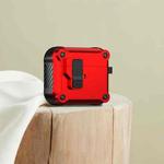For AirPods 3 Eagle Shockproof Earphone Protective Case with Switch(Red)