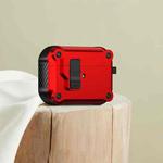 For AirPods Pro 2 Eagle Shockproof Earphone Protective Case with Switch(Red)