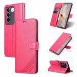 For Vivo S16 / S16 Pro AZNS Sheepskin Texture Flip Leather Phone Case(Red)