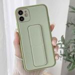 For iPhone 14 Pro Max Electroplated Wrist Holder Phone Case(Light Green)