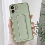 For iPhone 13 Pro Max Electroplated Wrist Holder Phone Case(Light Green)