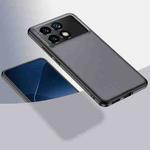 For Xiaomi Redmi K70e Armor Clear TPU Hard PC Phone Case(Matte Black)