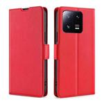 For Xiaomi 13 Pro Ultra-thin Voltage Side Buckle Leather Phone Case(Red)