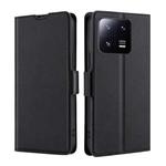 For Xiaomi 13 Pro Ultra-thin Voltage Side Buckle Leather Phone Case(Black)